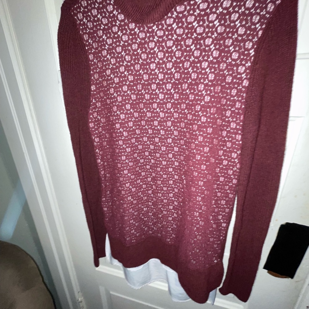 SIMPLY VERA Burgundy Blouse